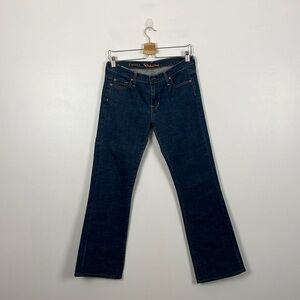 Fidelity Bella Donna Mid-Rise Bootcut Womens 29x34 5 Pocket Casual Blue Jeans